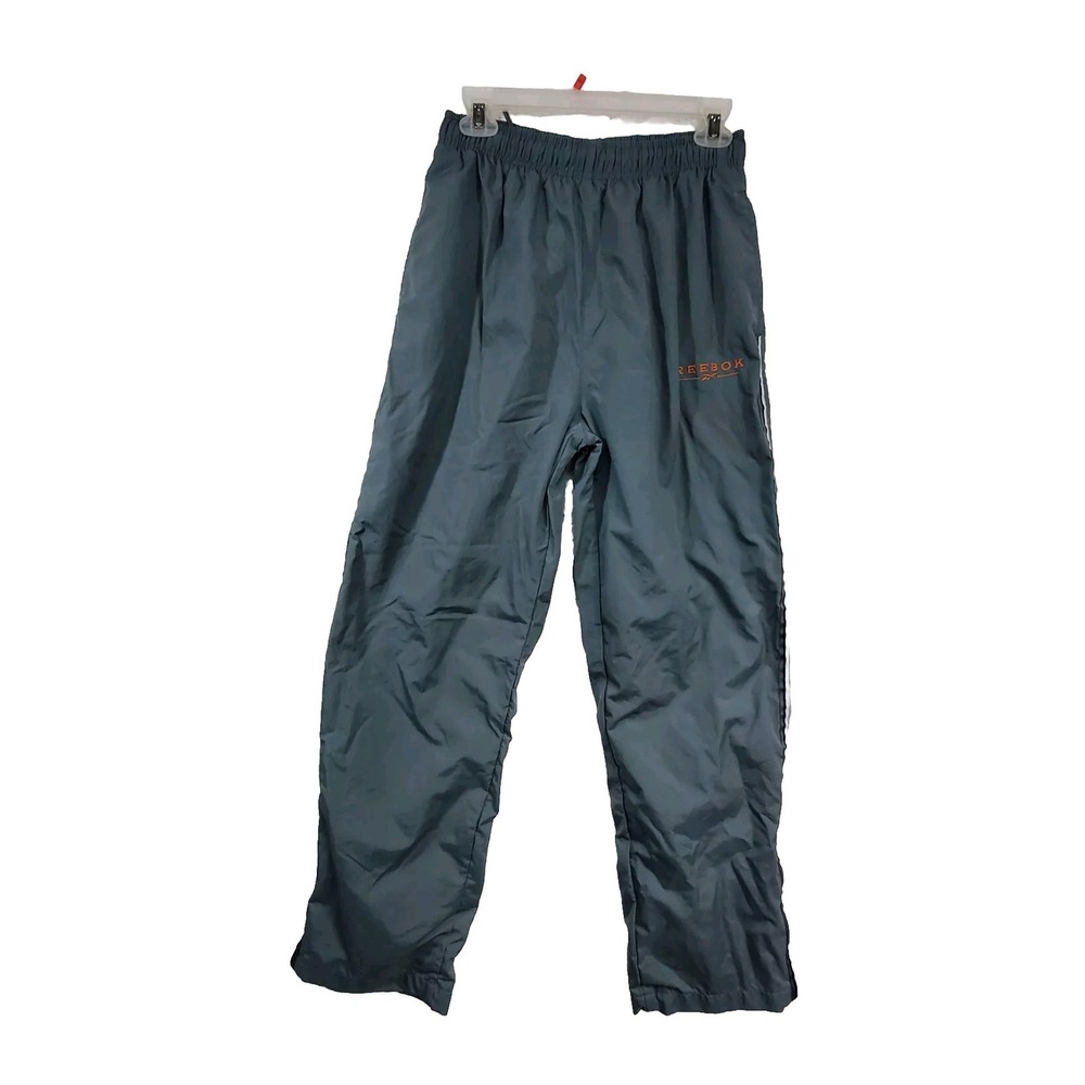 Reebok Jogger Pants Mens‎ Size M Gray Ankle Zips